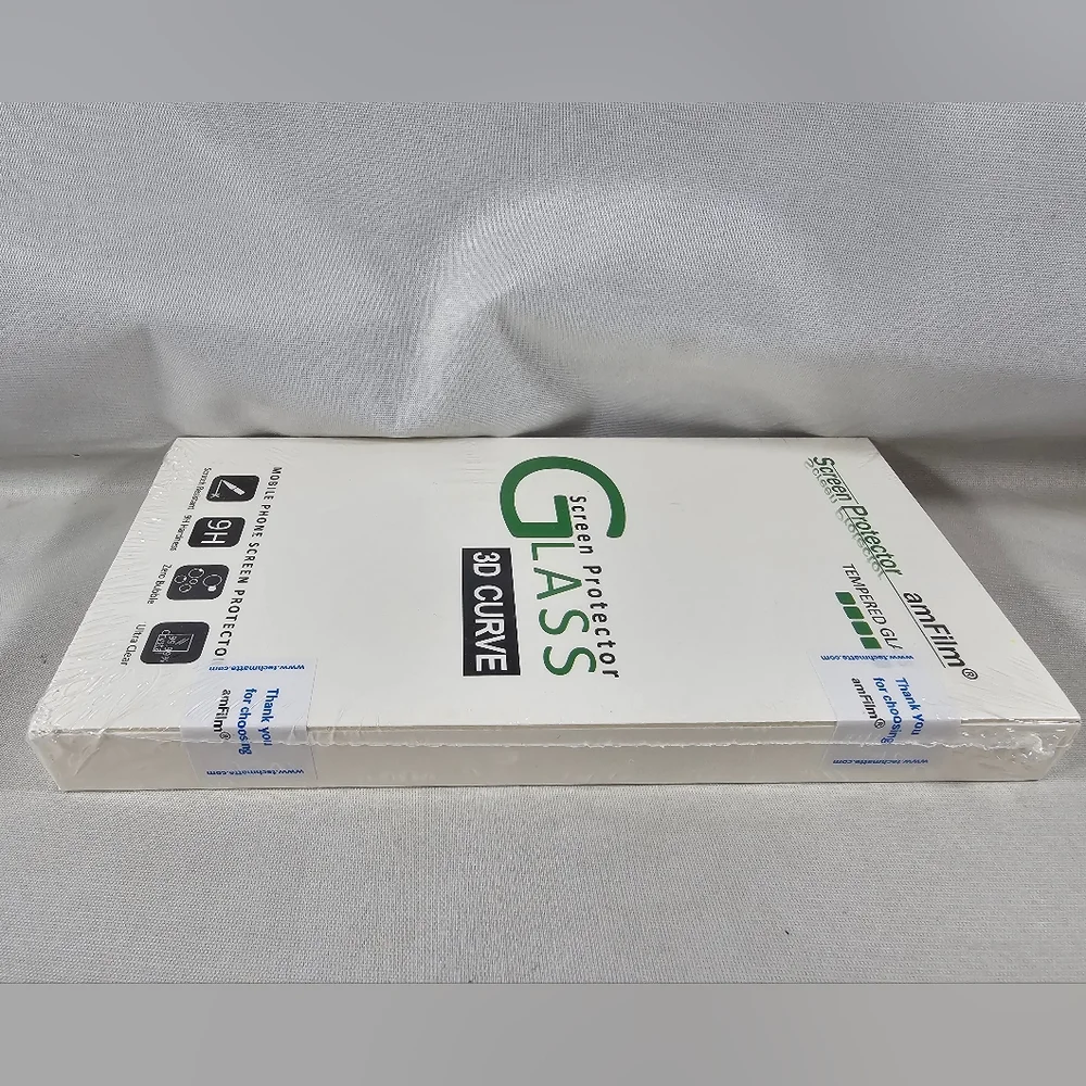 AM Film Samsung Note 8 Glass Phone Screen Protector Kit 3D Curve TechMatte